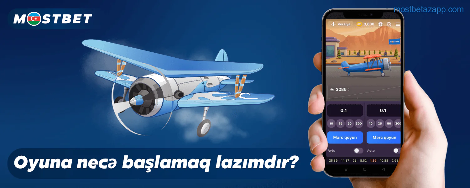 Mostbet Aviatrix oyununa başlamaq üçün sürətli avtorizasiya edin, profilinizi doldurun və kazino bölməsində oyunu axtarıb fərdiləşdirin