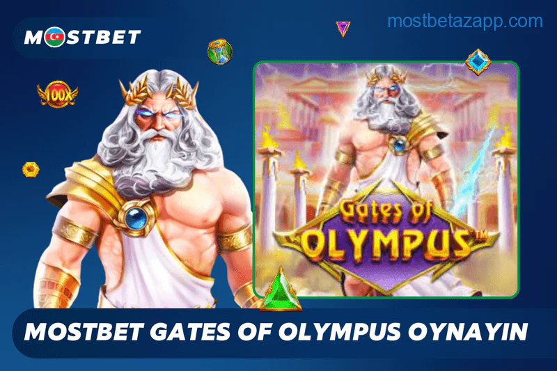 Mostbet Azərbaycan Gates of Olympus slotunu oynayın: Qədim yunan mifləri mövzusu ilə Pragmatic Play tərəfindən hazırlanmış populyar oyun