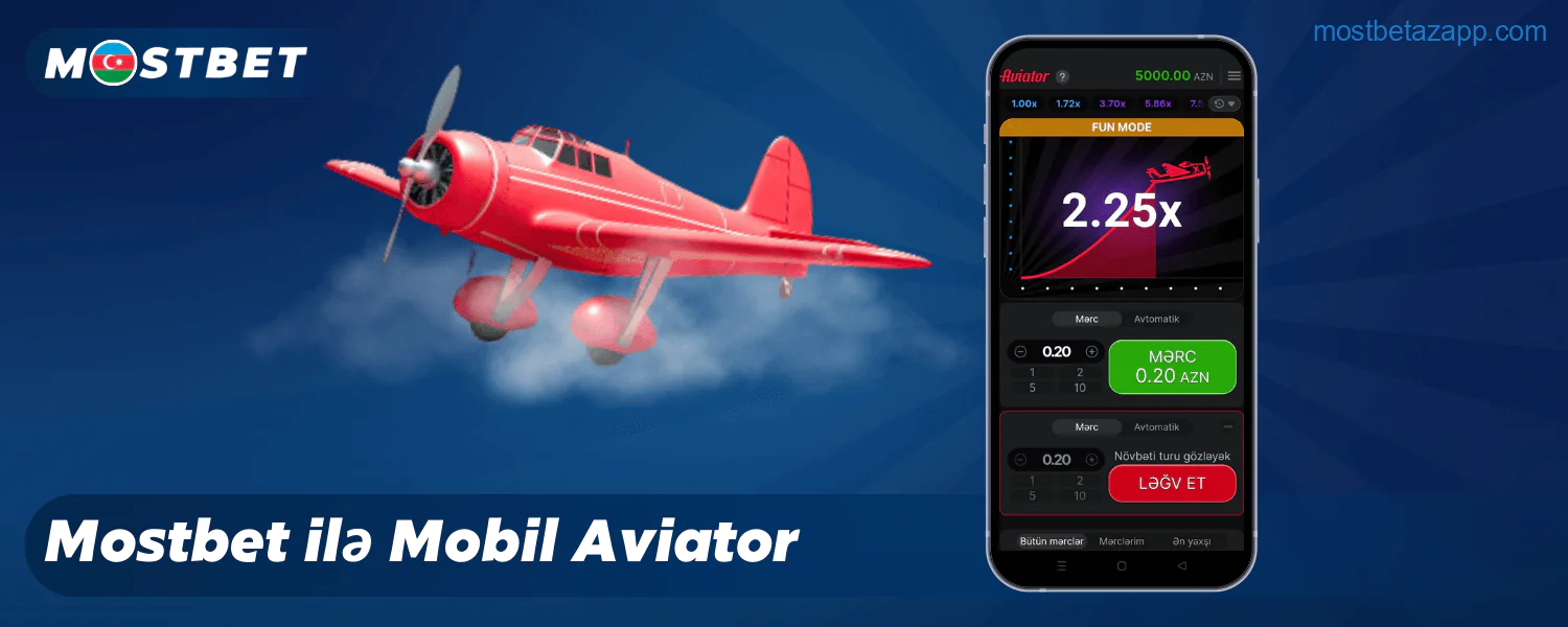 Mostbet Azərbaycan Aviator oyununu mobil proqram vasitəsilə yükləyin və istənilən vaxt oynayın