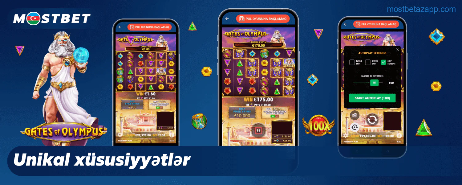 Mostbet Azərbaycan Gates of Olympus oyununda Tumble rejimi, çarpan simvolları, Ante bahis xüsusiyyəti və demo versiyasından istifadə edin